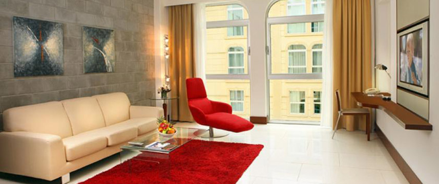 Villa  Rotana - Dubai Lounge Area